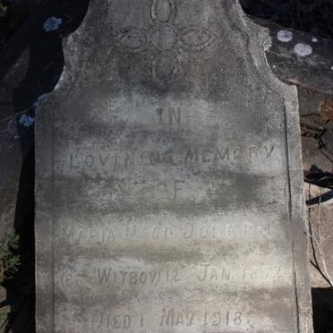 JOSEPH Maria Magd. nee WITBOY 1852-1918