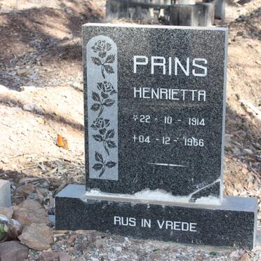 PRINS Henrietta 1914-1966