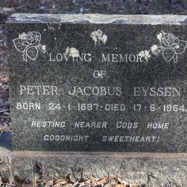 EYSSEN Peter Jacobus 1897-1964