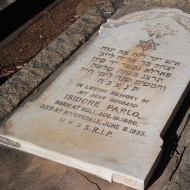 PARLO Isidore  1880-1933