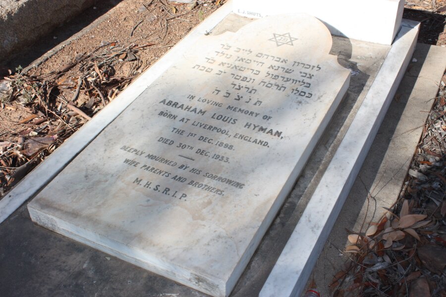 HYMAN Abraham Louis 1895-1933