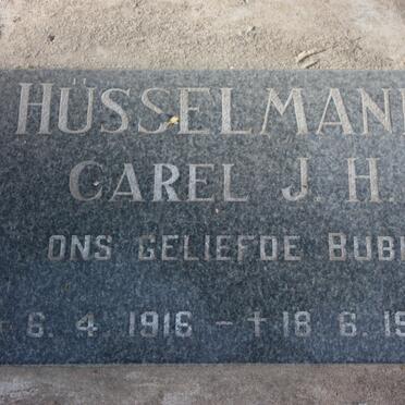 HÜSSELMAN Carel J.H. 1916-1993