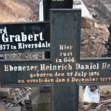 HEESE Ebenezer Heinrich Daniel 1876-1877