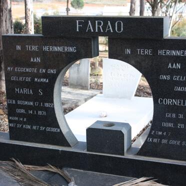 FARAO Cornelius G. 1913-1994