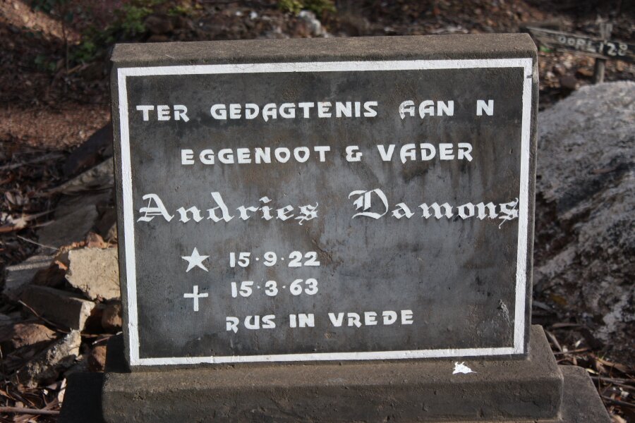 DAMONS Andries 1922-1963