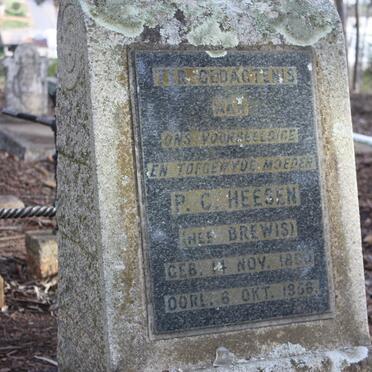 HEESEN P.C. 1890-1956 nee BREWIS