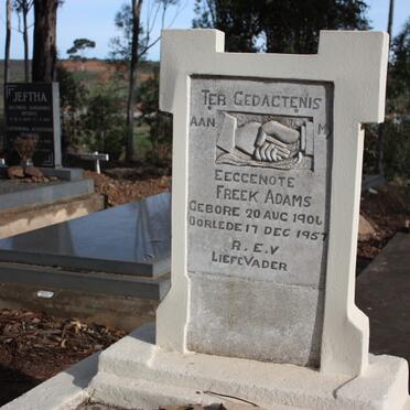 ADAMS Freek 1906-1957