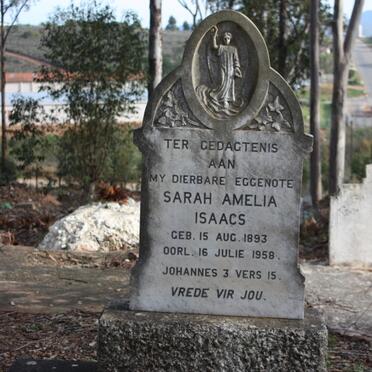 ISAACS Sarah Amelia 1893-1988