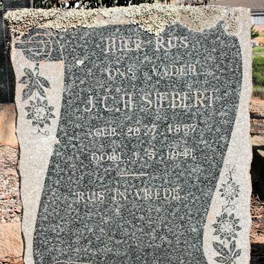 SIEBERT J.C.H. 1867-1941