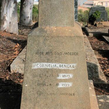 BENEKE Cornelia 1873-1939