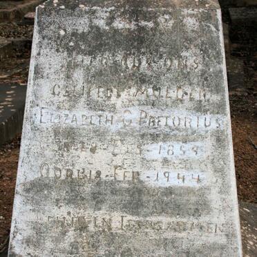PRETORIUS Elizabeth C. 1859-1944