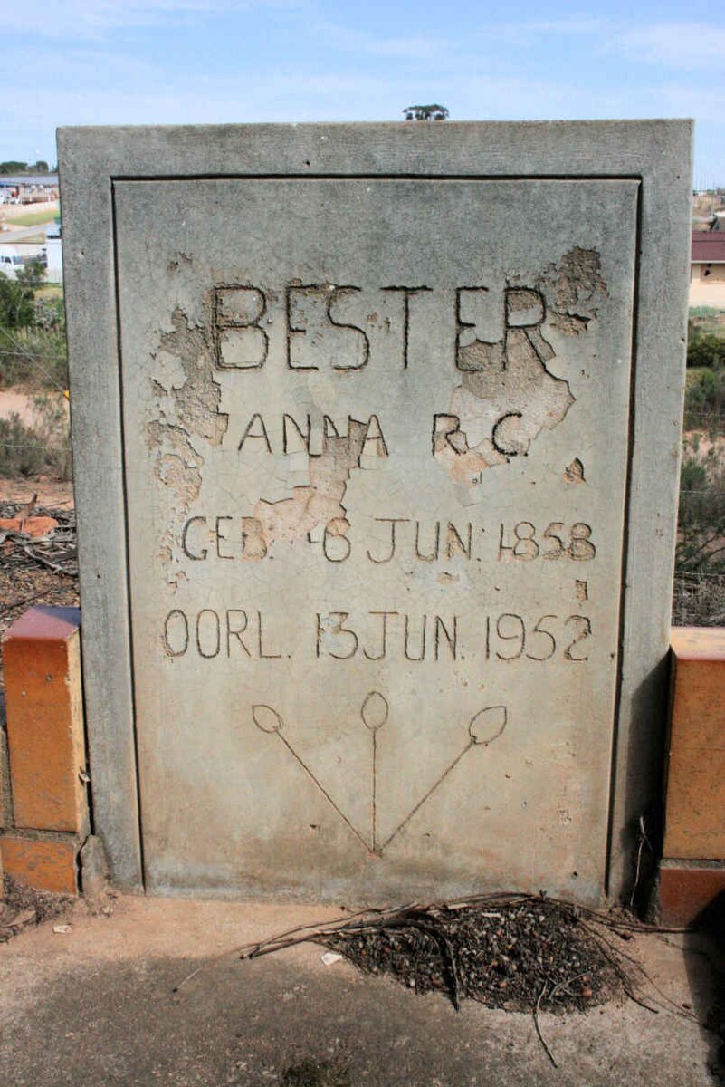 BESTER Anna M.C. 1858-1952