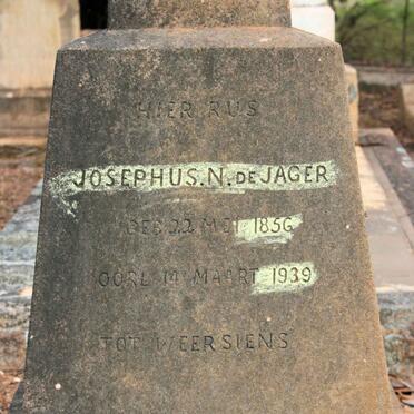 JAGER Josephus N., de 1856-1939