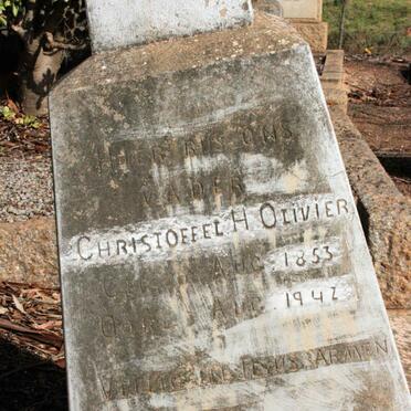 OLIVIER Christoffel H. 1853-1942