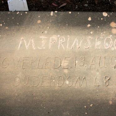 PRINSLOO M.J. -1939