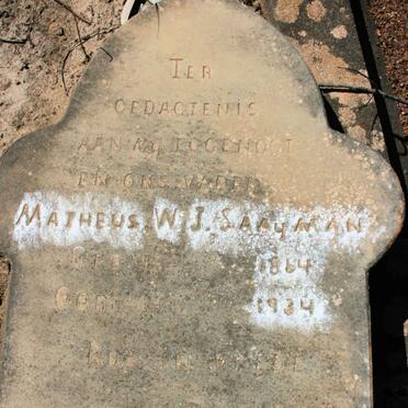 SAAYMAN Matheus W.J. 1864-1934