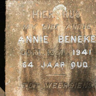 BENEKE Annie -1941