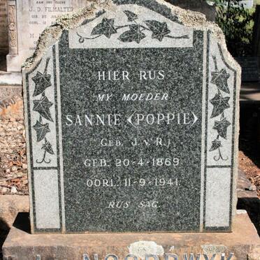 NOORDWYK Sannie, Janse van neé JANSE VAN RENSBURG 1869-1941