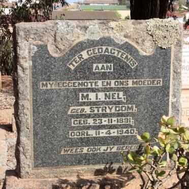 NEL M.I. neé STRYDOM 1891-1940