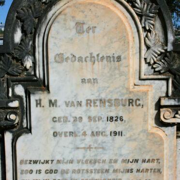 RENSBURG H.M., van 1826-1911