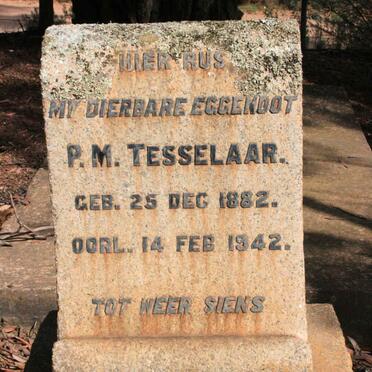 TESSELAAR P.M. 1882-1942