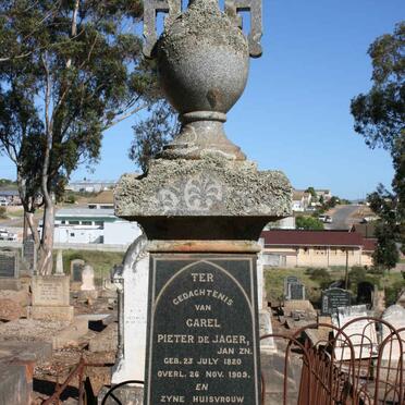 JAGER Carel Pieter, de 1820-1909