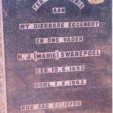 SWANEPOEL H.J. 1892-1945