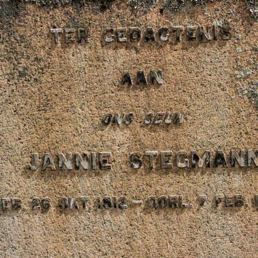 STEGMANN Jannie 1912-1944