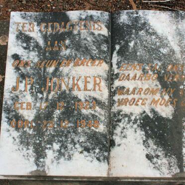 JONKER J.P. 1923-1948