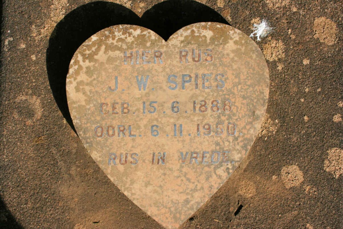SPIES J.W. 1888-1950
