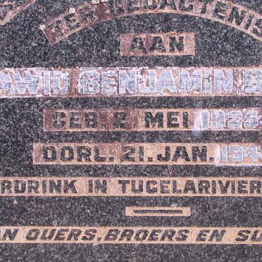 BOTHA Dawie Benjamin 1925-1945