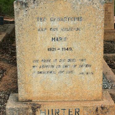 HURTER Marie 1921-1949