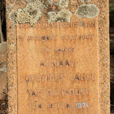 RENSBURG Adriaan Lodewikus, Janse van 1871-1951