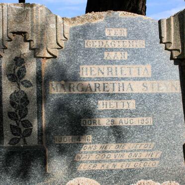 STEYN Henrietta Margaretha -1951