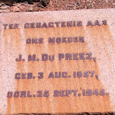 PREEZ J.M., du 1857-1944