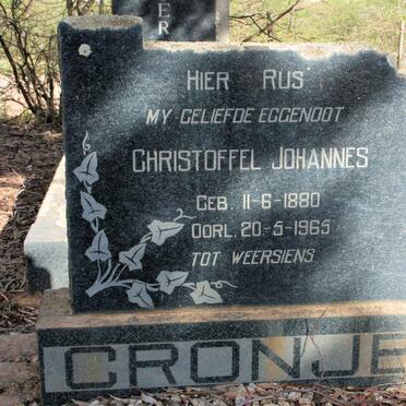 CRONJE Christoffel Johannes 1890-1965