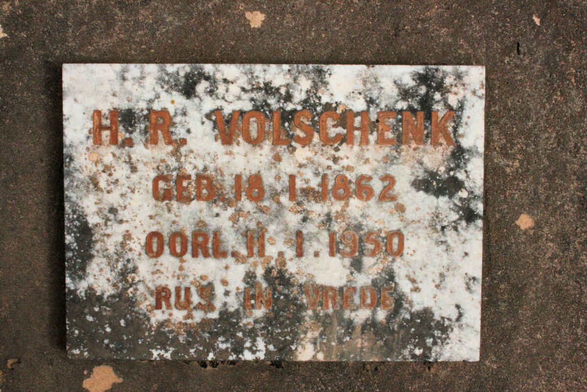 VOLSCHENK H.R. 1862-1950