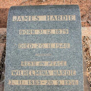 HARDY James 1879-1947 &amp; Wilhelmina 1880-1956