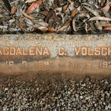 VOLSCHENK Magdalena C. 1897-1925
