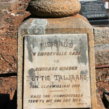 TALJAART Lenie -1918