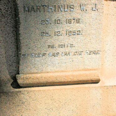 JAGER Marthinus W.J., de 1876-1952