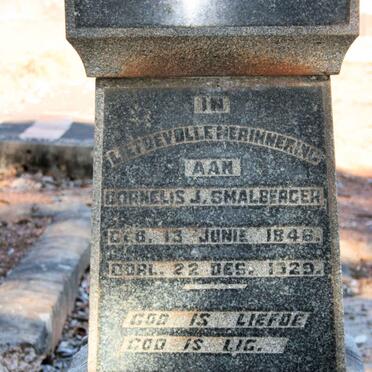 SMALBERGER Cornelis J. 1846-1929