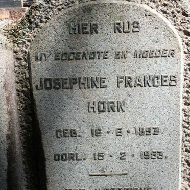 HORN Josephine Frances 1893-1953