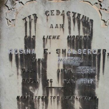 SMALBERGER Rosina E. neé MULLER 1835-1917