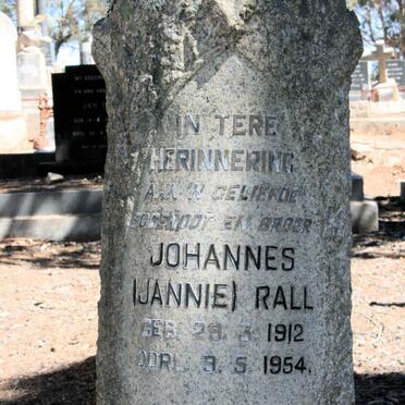 RALL Johannes 1912-1954