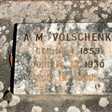 VOLSCHENK A.M. 1859-1930