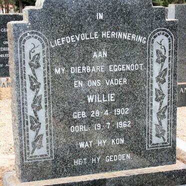 NOORDWYK Willie, van 1902-1962