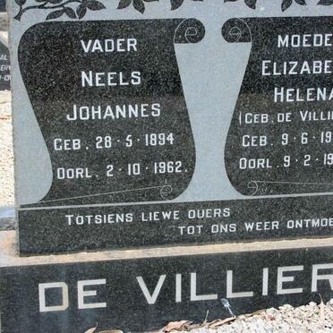 VILLIERS Neels Johannes, de 1894-1962 &amp; Elizabeth Helena DE VILLIERS 1900-1982