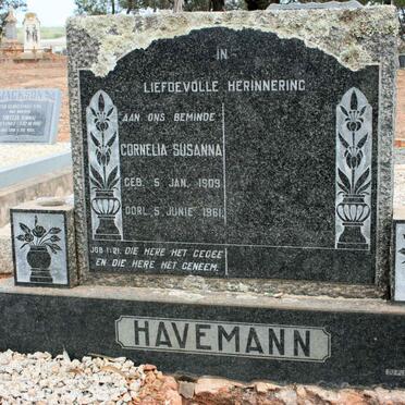 HAVEMANN Cornelia Susanna 1909-1961