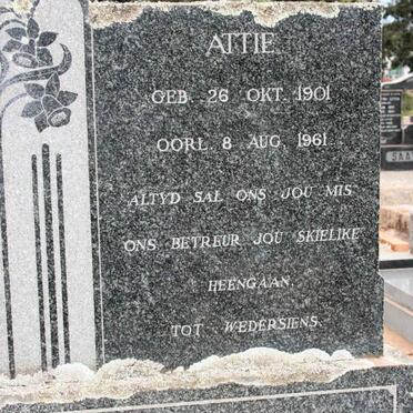 SWART Attie 1901-1961